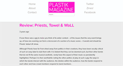 Desktop Screenshot of events.plastik.me