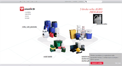 Desktop Screenshot of plastik.si