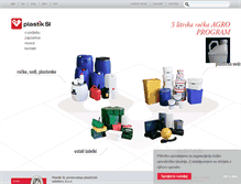 Tablet Screenshot of plastik.si